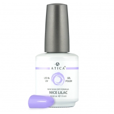 Гель лак Atica №35 Nice Lilac, 15 мл