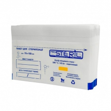 Белые крафт-пакеты для стерилизации, 100 шт (75х150мм) Pro Steril
