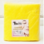 Одноразовые полотенца для маникюра нарезное, 20х20, сетка, 100 шт, желтые, ТМ Тимпа