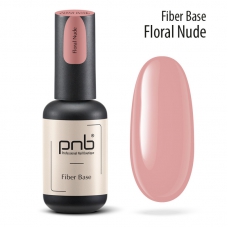 База с нейлоновыми волокнами Fiber Base PNB Floral Nude, 8 мл