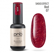 Гель лак светоотражающий PNB Shock Effect №7 - Red