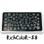 Пластина для стемпинга RichColor #58 (Зима)